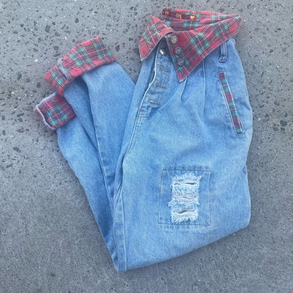 vintage y2k baggy mom jeans